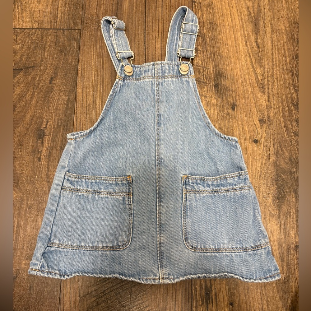 Zara Kids Light Blue Denim Dress